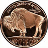 Picture of Private Mint Currency Design 1 oz .999 Pure Copper Medallion (Buffalo Nickel Design #3)