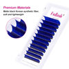 Picture of L Curl Lash Extensions Easy Fan Volume Lashes Mix Colored Lash Extensions Flowering Blue Eyelash Extensions Self Fanning Eyelash Extensions (Blue-0.07L-8-14mm)