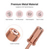 Picture of MelodySusie Crystal Top Mandrel Bit for Nails, 3/32'' Easy Off Nail Drill Bits for Sanding Bands, Suitable for Acrylic Nails Gel Manicures and Pedicures, Rose Gold