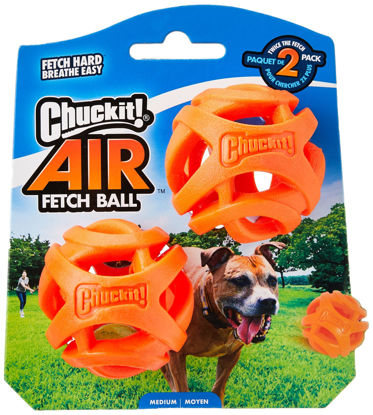 Picture of Chuckit Air Fetch Ball Dog Toy, Medium (2.5 Inch Diameter), for dogs 20-60 lbs