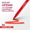 Picture of COVERGIRL Outlast, 55 Atomic Love, Lipstain, Smooth Application, Precise Pen-Like Tip, Transfer-Proof, Satin Stained Finish, Vegan Formula, 0.06oz