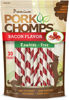 Picture of Pork Chomps Baked Pork Skin Dog Chews, 5-inch Mini Twists, Bacon Flavor Wrap, 30 Count