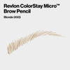 Picture of Revlon ColorStay Micro Eyebrow Pencil with Built In Spoolie Brush, Infused with Argan and Marula Oil, Waterproof, Smudgeproof, 450 Blonde (Pack of 1)