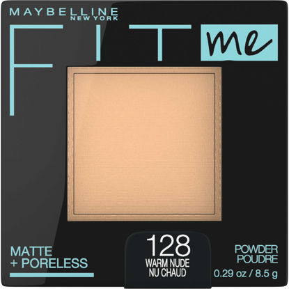 Picture of Maybelline Fit Me Matte + Poreless Pressed Face Powder Makeup & Setting Powder, Warm Nude, 1 Count