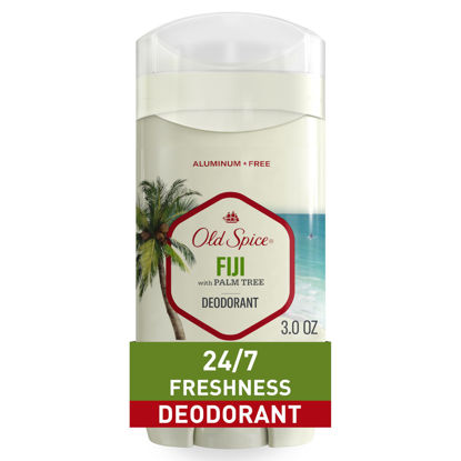 Picture of Old Spice Aluminum-Free Deodorant for Men, 24/7 Odor Protection, Long Lasting Freshness, Fresher Collection, Fiji with Palm Tree Scent, 3.0 oz