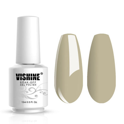 Picture of Vishine Gelpolish Professional UV LED Soak Off Varnish Color Gel Nail Polish Manicure Salon Cornsilk(1406)