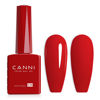 Picture of CANNI Red Gel Nail Polish, 1Pcs Red Gel Polish Bright Red Color Nail Polish Gel High Gloss Soak Off U V Gel Nail French Nail Manicure Salon DIY