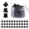 Picture of YOHAMA 36 PCS Black Mini Hair Claw Clips Great for Design Kids and Adult Hairstyles Decoration Buns, Pining Bangs Strong Grip Multifunction Clamp Clips.