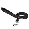 Picture of Voyager Reflective Dog Leash with Neoprene Handle, 5ft Long, Supports Small, Medium, and Large Breed Puppies, Cute and Heavy Duty for Walking, Running, and Training - Black (Leash), M