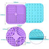 Picture of 2PCS Licking Mat for Dogs with Suction Cups, Premium Lick Pad for Anxiety Relief, Slow Feeder Dog Bowls, Perfect for Bathing, Grooming and Training