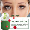 Picture of XHJRI Ice Roller Massager for Face, Eyes and Neck - Naturally Condition Skin, De-Puff Eye Bags, Reduce Migraine Pain - Reusable Silicone Ice Mold (Green)