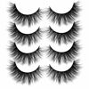 Picture of ALICROWN Faux Mink Lashes Pack 3D Volume Natural Fluffy Wispies Cross False Eyelashes