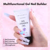 Picture of Makartt Poly Nail Gel - Milky White 50ML Gel Builder for Natural-Looking Nail Strengthener 3D Diy Hard Gel Manicures Nail Art At Home-Wips of White