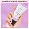 Picture of Makartt Poly Nail Gel 50ML Gel Builder for Nails, Rose Nude Pink, Gel Nail Extension,Nail Strengthener Hard Gel Color Gel Multifunctional Long-Lasting and Easy to Use for DIY Salon Quality-VIP