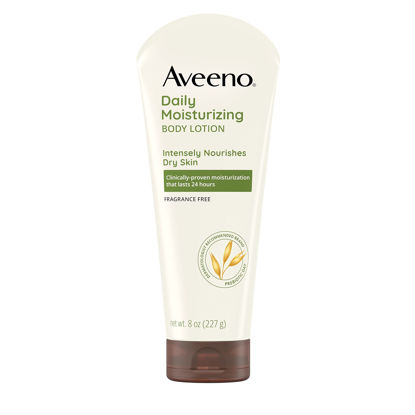 Picture of Aveeno Daily Moisturizing Body Lotion, Fragrance-Free, 8 Fl Oz