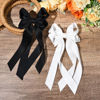 Picture of 2PCS Hair Bows for Women Hair Clip Black White Hair Ribbon Accessories Slides Metal Clips Hair Bow for Women Girls Toddlers Teens Kids