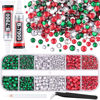 Picture of 7000 PCS Flatback Rhinestones for Crafting and 2PCS B7000 Glue (Set 4), 1 Box of 2-5mm Multicolor Resin Rhinestones Gems Charms for Bedazzling DIY Crafts Tumblers Shoes Fabric Clothing Nail Art