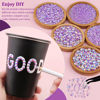 Picture of Resin Jelly Rhinestones for Crafting with B7000 Jewelry Glue, 1 Box Light Purple AB Flatback Crystal with 3Pcs 10ml Glue, Bedazzling Non Hotfix Gems for DIY Tumblers Clothing Shoes Manicure