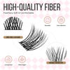 Picture of LASHVIEW Lash-Extension-Clusters 196pcs D Curl Lash Clusters Natural Look Cluster Lashes Extensions Super Thin Band & Soft Lashes Reusable 9-16mm MIX (703DD)