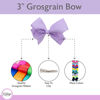 Picture of 3 Inch Grosgrain Bow for Little Girls- Set of 2 (Lavender)