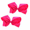 Picture of 3 Inch Grosgrain Bow for Little Girls- Set of 2 (Hot Pink)