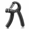 Picture of NIYIKOW Grip Strength Trainer, Hand Grip Strengthener, Adjustable Resistance 22-132Lbs (10-60kg), Forearm Strengthener, Perfect for Musicians Athletes and Hand Injury Recovery (Black, 1 Pack)