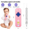 Picture of Chuya Silicone Remote Teethers Baby Teething Toys, TV Remote Teether for 0-6-12-18 Months Babies Infant Toddlers Baby Teething Relief Chew Toys BPA Free