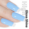 Picture of AILLSA Pastel Sky Blue Gel Nail Polish Macaron Bright Spring Summer Colors Cotton Candy Gel Polish Soak Off U V for French Nail Manicure Salon DIY Holiday Gifts 0.5 Fl Oz GB85