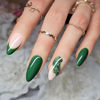 Picture of AILLSA Green Gel Nail Polish Shamrock Green Gel Polish Pine Green Spring Gel Polish Long Lasting Bright Color Opaque Gel Polish Soak Off U V Gel Nail Saint Patrick's Day Gifts 0.51 Fl Oz/GF08