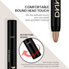 Picture of evpct 2Pcs Cream Eyeshadow Sticks Set for Eyes Waterproof, Bronze Shimmer Matte Eye shadow Stick Pencil Pen Bulk sombras en crema para ojos 20+20