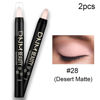 Picture of evpct 2Pcs Cream Eyeshadow Sticks Set for Eyes Waterproof, Desert Matte Eye shadow Stick Pencil Pen Bulk sombras en crema para ojos 28+28