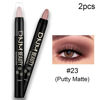 Picture of evpct 2Pcs Cream Eyeshadow Sticks Set for Eyes Waterproof, Putty Matte Eye shadow Stick Pencil Pen Bulk sombras en crema para ojos 23+23