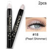 Picture of evpct 2Pcs Cream Eyeshadow Sticks Set for Eyes Waterproof, Pearl Shimmer Matte Eye shadow Stick Pencil Pen Bulk sombras en crema para ojos 18+18