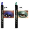 Picture of evpct 2Pcs Cream Eyeshadow Sticks Set for Eyes Waterproof, Blue Shimmer & Green Shimmer Matte Eye shadow Stick Pencil Pen Bulk sombras en crema para ojos 32+34