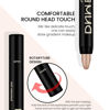 Picture of evpct 2Pcs Cream Eyeshadow Sticks Set for Eyes Pearl White & Mocha Beige Shimmer Eye Crayon Shadow Brightener Stick Pencil Pen Bulk sombras en crema para ojos 01+14