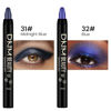 Picture of evpct 2Pcs Cream Eyeshadow Sticks Set for Eyes Waterproof, Midnight Blue Shimmer & Blue Shimmer Matte Eye shadow Stick Pencil Pen Bulk sombras en crema para ojos 31+32