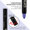 Picture of evpct 2Pcs Cream Eyeshadow Sticks Set for Eyes Waterproof, Midnight Blue Shimmer & Blue Shimmer Matte Eye shadow Stick Pencil Pen Bulk sombras en crema para ojos 31+32