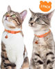 Picture of Taglory Reflective Cat Collar Breakaway with Bells, 2 Pack Girl Boy Pet Cat Collar Adjustable 7.5-12.5 Inch, Orange