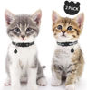 Picture of Taglory Kitten Collar Breakaway with Bell, 2 Pack Girl Boy Pet Kitten Collar Adjustable 6-8 Inch for 2-6 Months Cat, Black