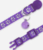 Picture of Taglory Reflective Cat Collar Breakaway with Bells, 2 Pack Girl Boy Pet Cat Collar Adjustable 7.5-12.5 Inch, Purple