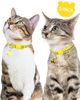 Picture of Taglory Reflective Cat Collar Breakaway with Bells, 2 Pack Girl Boy Pet Cat Collar Adjustable 7.5-12.5 Inch, Yellow