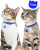 Picture of Taglory Reflective Cat Collar Breakaway with Bells, 2 Pack Girl Boy Pet Cat Collar Adjustable 7.5-12.5 Inch, Navy Blue