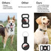 Picture of 2 Pack Airtag Dog Collar Holder,Grepad Elastic Silicon Protective Airtag Case for Dog Collar,Anti-Lost for Apple Airtag Tracker Dog Holder,Extra-Durable,Soft for Cat Air Tag Holder Collar,Black&Pink