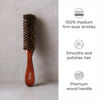 Picture of Diane Premium 100% Boar Bristle Styling Brush for Men and Barbers - Medium Bristles for Thick Coarse Hair - Use for Detangling, Smoothing, Wave Styles, Soft on Scalp, Restore Shine and Texture