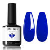 Picture of modelones Blue Gel Nail Polish, 15 ML Classic Azure Lapis Blue Color Gel Polish Soak off LED Elegant Blue Solid Nail Gel Polish Salon DIY Nail Art Manicure at Home Gift for Holiday