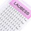 Picture of Premade Lash Fan 5D Mixed Tray D Curl Lash Extension Premade Fans Eyelash Extensions Short Stem Pre Fanned Volume Lash Extensions (5D-0.07D-9-15mm Mix Length)