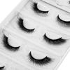 Picture of DYSILK Mink Lashes False Eyelashes - Lash Extension Strip Eyelashes 5 Pairs 6D Lashes Fox Eye Mink Eyelashes False Lashes Reusable Fake Eyelashes Mink Wispy Lashes Natural Look | Winged 7mm-17mm