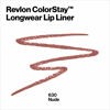 Picture of Revlon Lip Liner, Colorstay Lip Makeup with Built-in-Sharpener, Longwear Rich Lip Colors, Smooth Application, 630 Nude, 0.01 oz