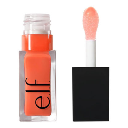 Picture of e.l.f. Glow Reviver Lip Oil, Nourishing Tinted Lip Oil For A High-shine Finish, Infused With Jojoba Oil, Vegan & Cruelty-free, Coral Fixation