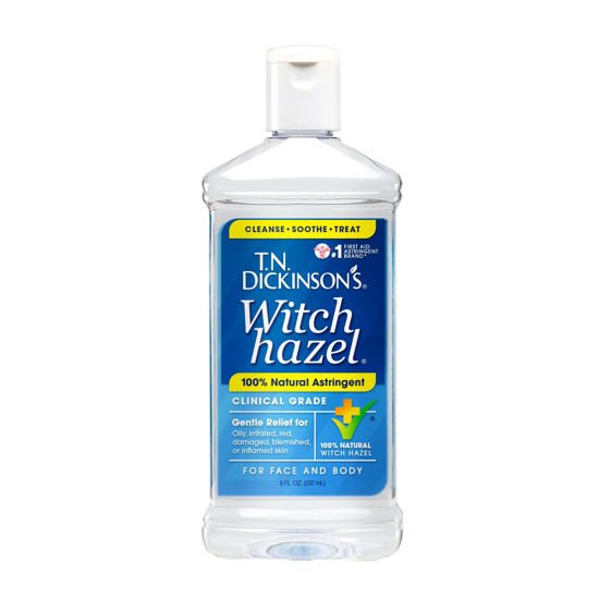 Picture of T.N. Dickinson's Witch Hazel 100% Natural Astringent for Face and Body, 8 fl oz